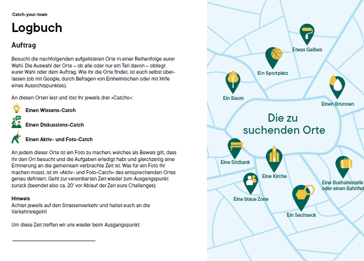 Logbuch Catch-your-town
